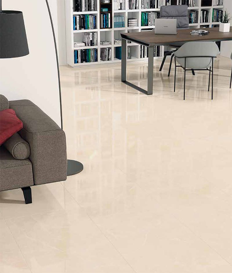 24 X 24 Puccini Marfil Matte Marble Look Porcelain Tile-Porcelain Tile Large Formate-American Tile Depot