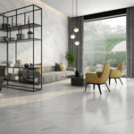 24 X 24 Statuario Nice Polished Marble Look Porcelain Tile-Porcelain Tile Large Formate-American Tile Depot