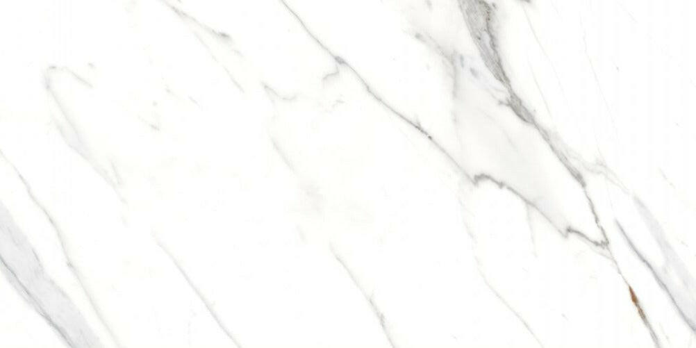 24 X 48 AGL Carrara Marble Look Polished Porcelain Tile-Porcelain Tile Large Formate-American Tile Depot