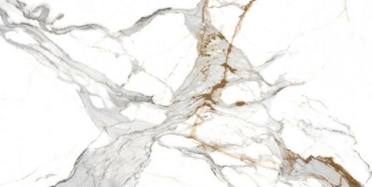 24 X 48 Aeris Gold Polished Marble Look Porcelain Tile-Porcelain Tile Large Formate-American Tile Depot