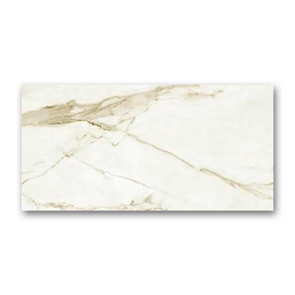 24x48 Angelo Silk Gold Matte Marble Look Porcelain Tile