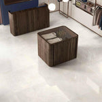 24 X 48 Appia Cross Cut White Matte Travertine Look Porcelain Tile-PORCELAIN-Large Format-American Tile Depot