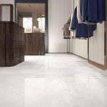 24 X 48 Appia Cross Cut White Matte Travertine Look Porcelain Tile-PORCELAIN-Large Format-American Tile Depot