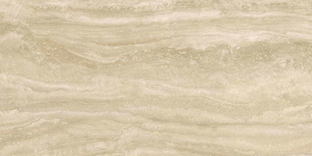 24 X 48 Appia Vein Cut Beige Polished Travertine Look Porcelain Tile-PORCELAIN-Large Format-American Tile Depot