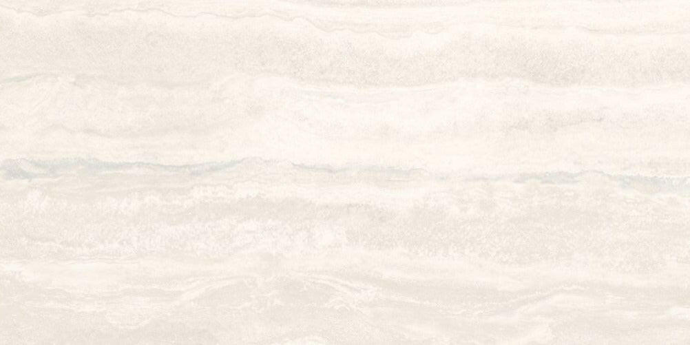 24 X 48 Appia Vein Cut White Polished Travertine Look Porcelain Tile-PORCELAIN-Large Format-American Tile Depot