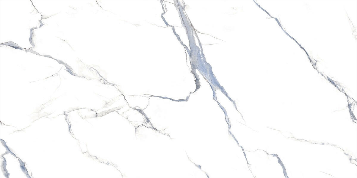 24 X 48 Calacatta Aqua Satin Matte Marble Look Porcelain Tile-Porcelain Tile Large Formate-American Tile Depot