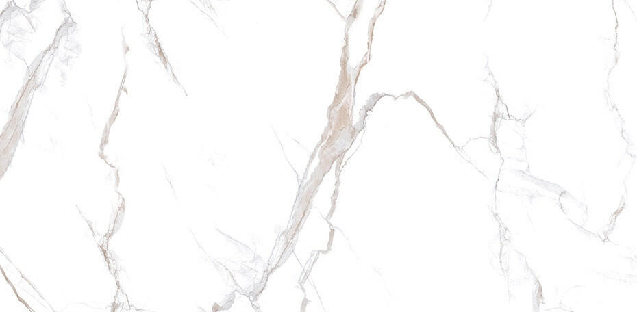 24 X 48 Calacatta Bronze Polished Marble Look Porcelain Tile-Porcelain Tile Large Formate-American Tile Depot