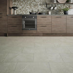 24 X 48 Chamonix Beige Matte Limestone Look Porcelain Tile-Porcelain Tile Large Formate-American Tile Depot