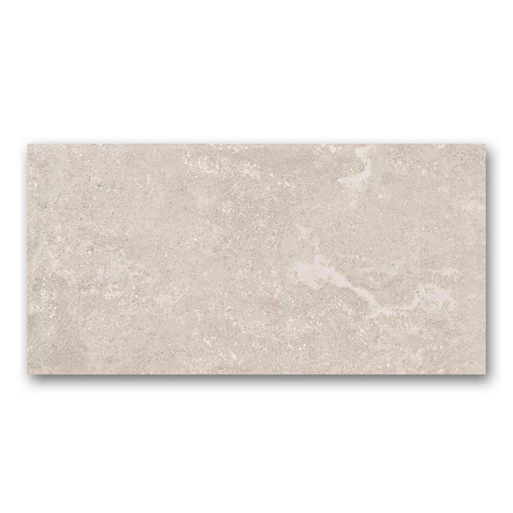 24 X 48 Chamonix Beige Matte Limestone Look Porcelain Tile-Porcelain Tile Large Formate-American Tile Depot