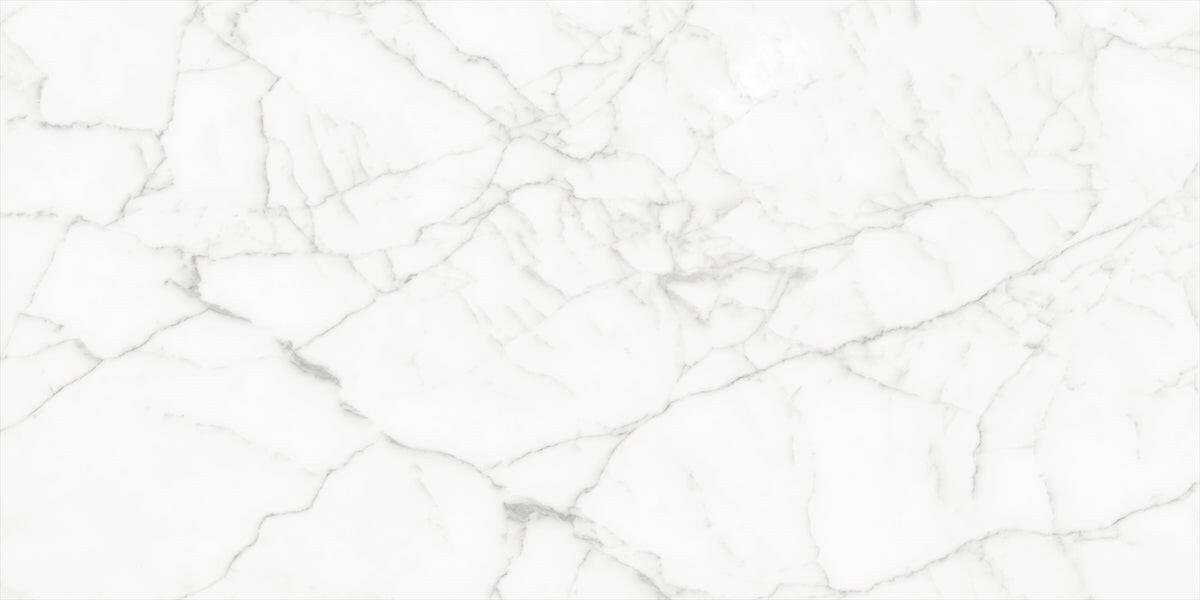 24 X 48 Core White Polished Marble Look Porcelain Tile-Porcelain Tile Large Formate-American Tile Depot