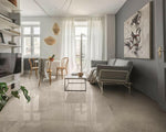 24 X 48 Dolomia Grey Luc Glossy Marble Look Porcelain Tile-PORCELAIN-Large Format-American Tile Depot