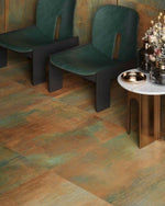 24 X 48 Dripart Copper Matte Metal Look Porcelain Tile-PORCELAIN-Large Format-American Tile Depot