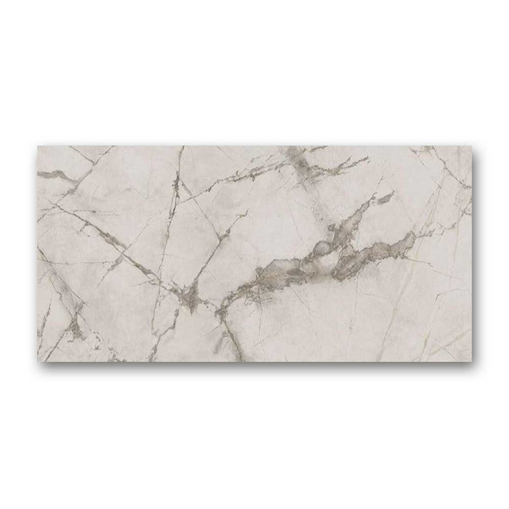 24x48 Epoque White Matte Marble Look Porcelain Tile