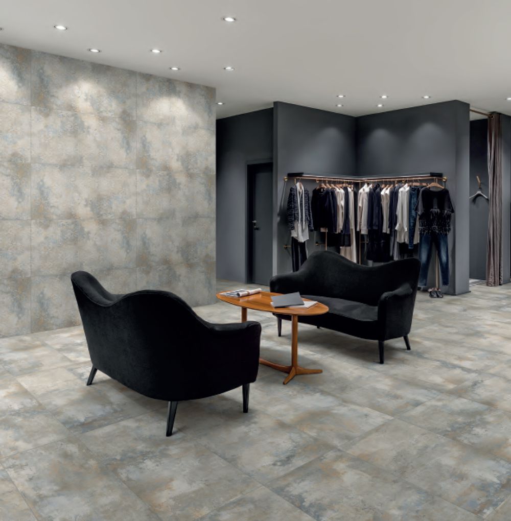 24 X 48 Grunge Multi Matte Concrete Look Porcelain Tile-Porcelain Tile Large Formate-American Tile Depot