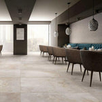 24 X 48 HLC Alchimia Bianco Decoro Matte Concrete Look Porcelain Tile-PORCELAIN-Large Format-American Tile Depot