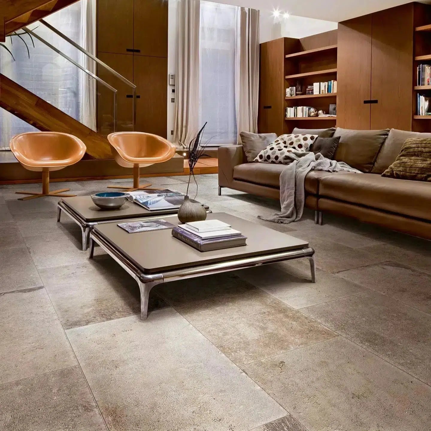 24 X 48 La Roche Ecru Matte Limestone Look Porcelain Tile-PORCELAIN-Large Format-American Tile Depot