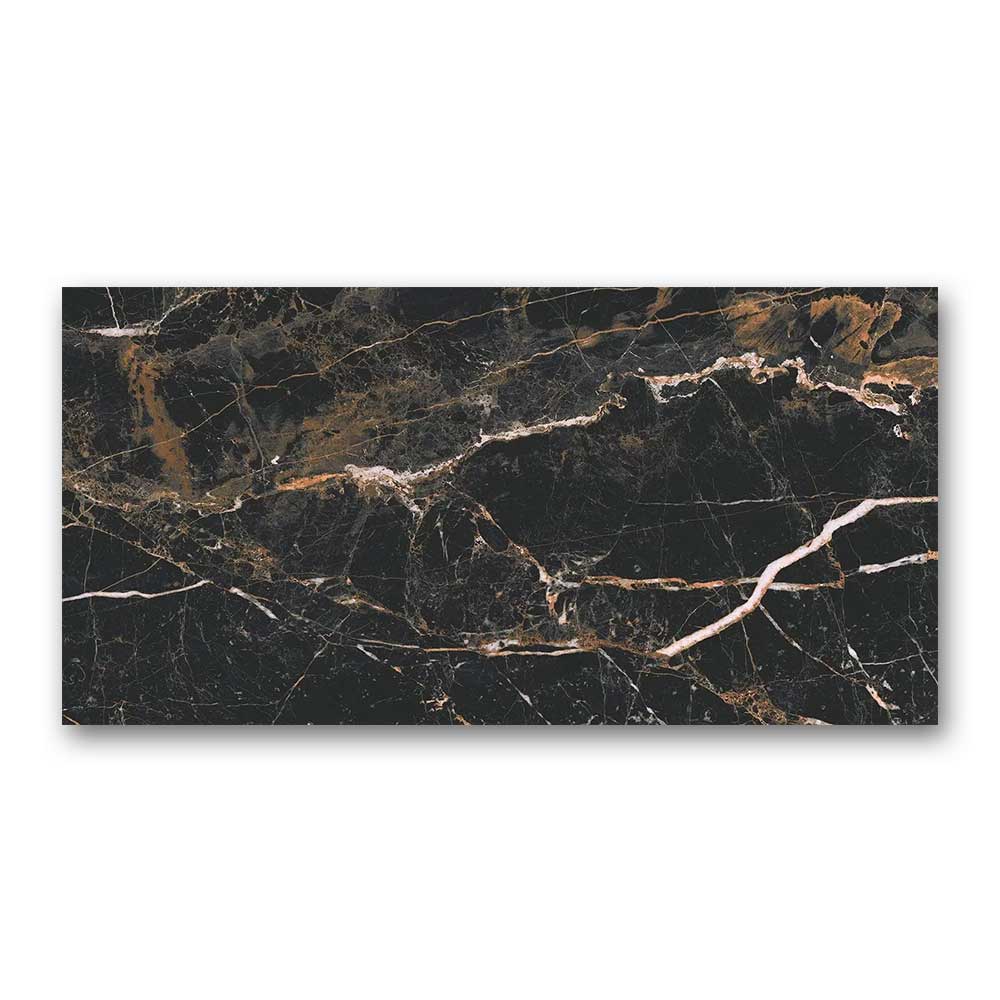 24x48 Markina Gold Polished Marble Look Porcelain Tile