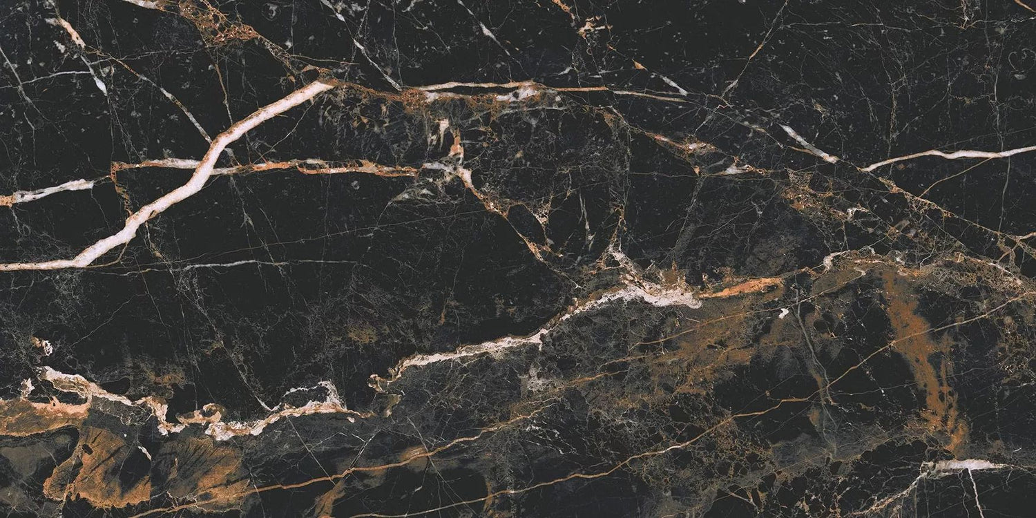 24 X 48 Markina Gold Polished Marble Look Porcelain Tile-Porcelain Tile Large Formate-American Tile Depot