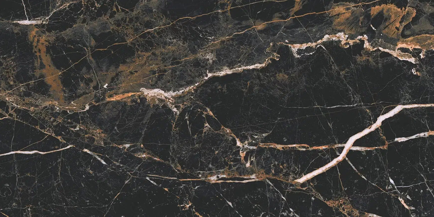 24 X 48 Markina Gold Polished Marble Look Porcelain Tile-Porcelain Tile Large Formate-American Tile Depot