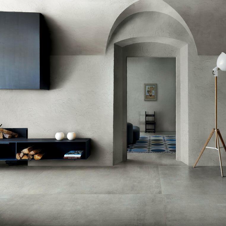 24 X 48 Matieres Nuage Matte Concrete Look Porcelain Tile-PORCELAIN-Large Format-American Tile Depot