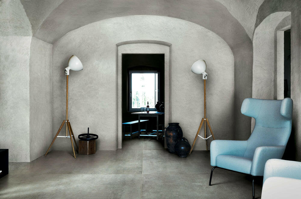 24 X 48 Matieres Nuage Matte Concrete Look Porcelain Tile-PORCELAIN-Large Format-American Tile Depot