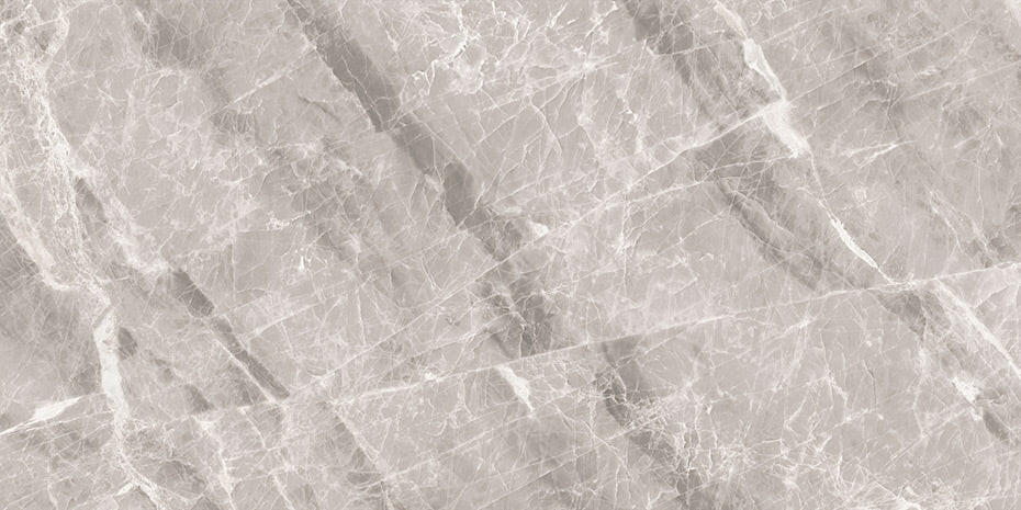 24 X 48 Nambia Grey Polished Marble Look Porcelain Tile-Porcelain Tile Large Formate-American Tile Depot