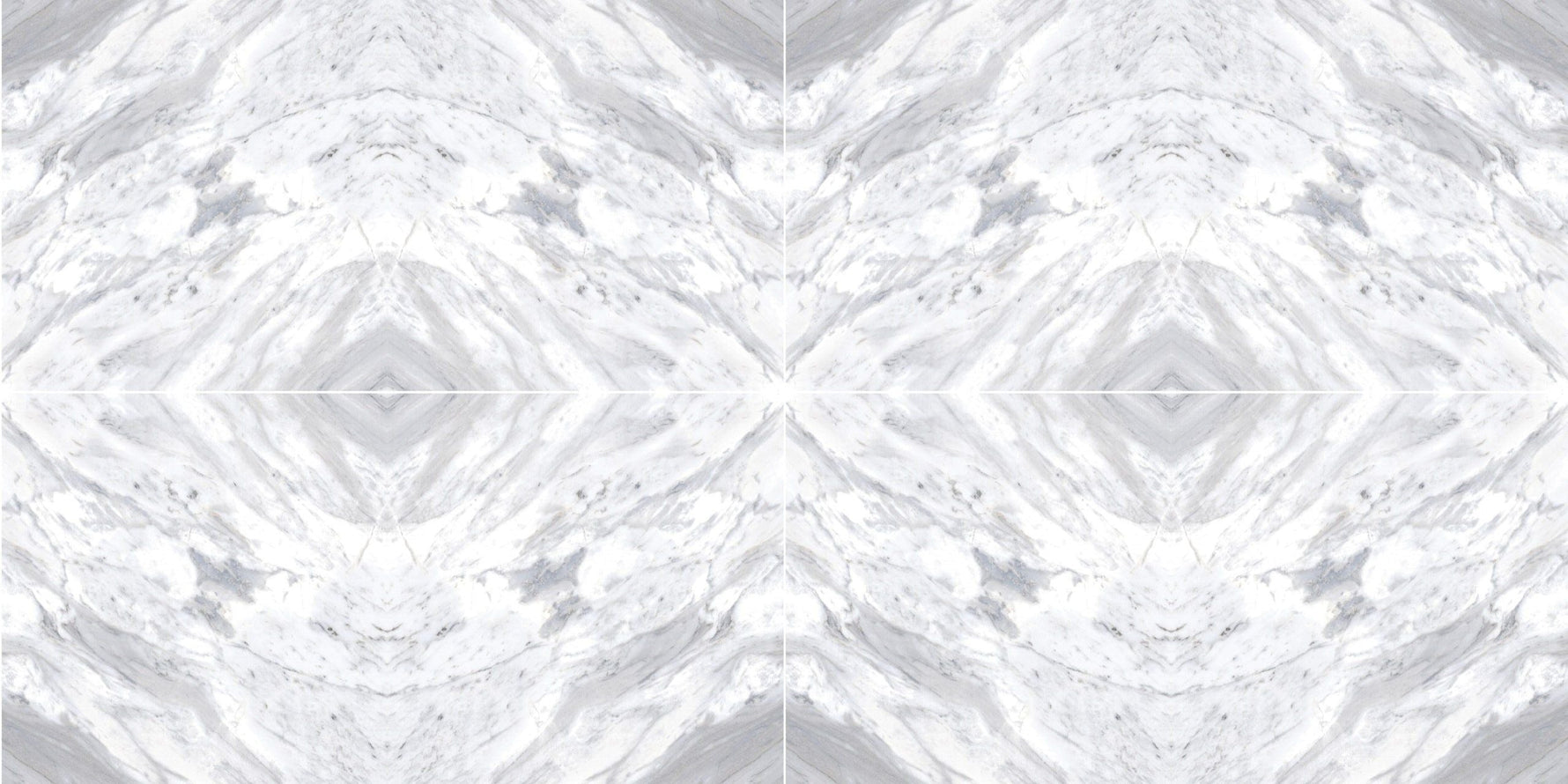 24 X 48 New Bianco Carrara Bookmatch Polished Marble Look Porcelain Tile-Porcelain Tile Large Formate-American Tile Depot