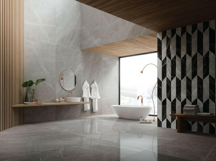 24 X 48 Prestigio Impero Soft Matte Marble Look Porcelain Tile-PORCELAIN-Large Format-American Tile Depot