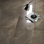 24 X 48 Prestigio Pulpis Lucido Grey Polished Marble Look Porcelain Tile-PORCELAIN-Large Format-American Tile Depot