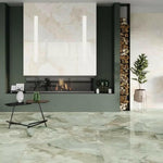 24 X 48 Reves Jade Glossy Onyx Look Porcelain Tile-PORCELAIN-Large Format-American Tile Depot