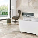 24 X 48 Reves Noisette Glossy Onyx Look Porcelain Tile-PORCELAIN-Large Format-American Tile Depot