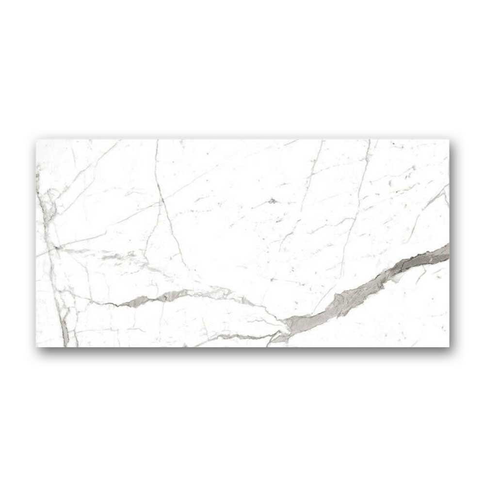 24 X 48 Sivas Statuario Semi-Polished Marble Look Porcelain Tile