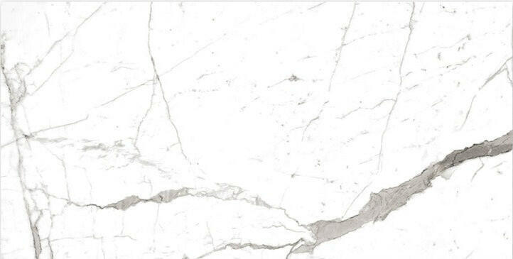 24 X 48 Sivas Statuario Semi-Polished Marble Look Porcelain Tile-Porcelain Tile Large Formate-American Tile Depot