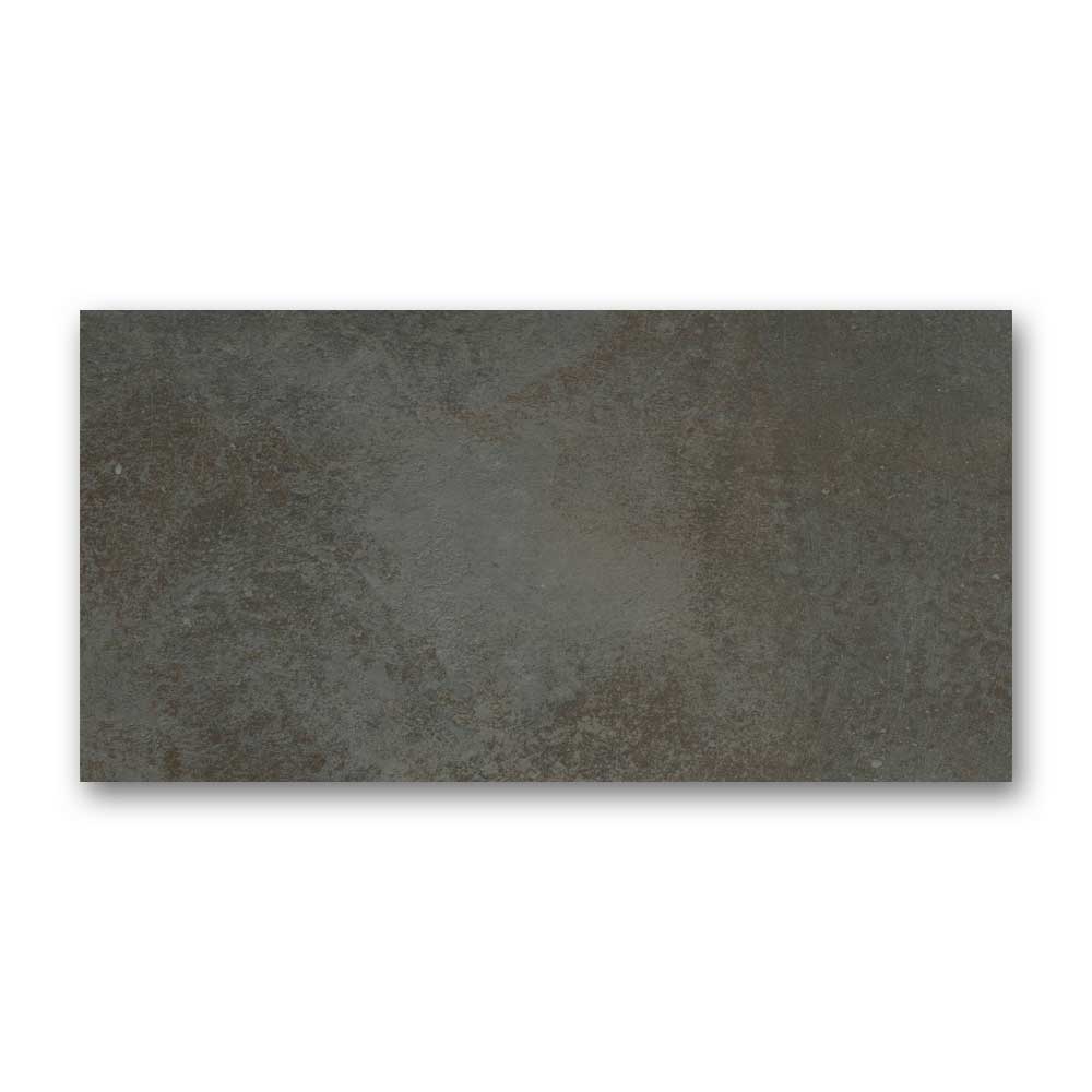 24 X 48 Temper Iron Matte Metal Look Porcelain Tile