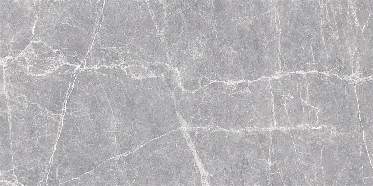 24 X 48 Terre Grey Polished Marble Look Porcelain Tile-Porcelain Tile Large Formate-American Tile Depot