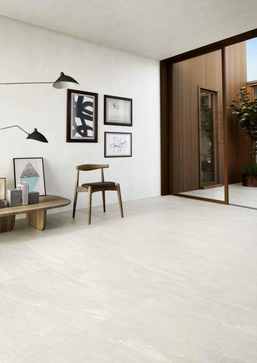 24 X 48 Waystone Light Matte Limestone Look Porcelain Tile-PORCELAIN-Large Format-American Tile Depot