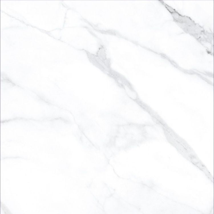 24 X 24 AGL Statuario Marble Look Polished Porcelain Tile-Porcelain Tile Large Formate-American Tile Depot