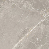 24 X 24 Dolomia Grey Luc Glossy Marble Look Porcelain Tile