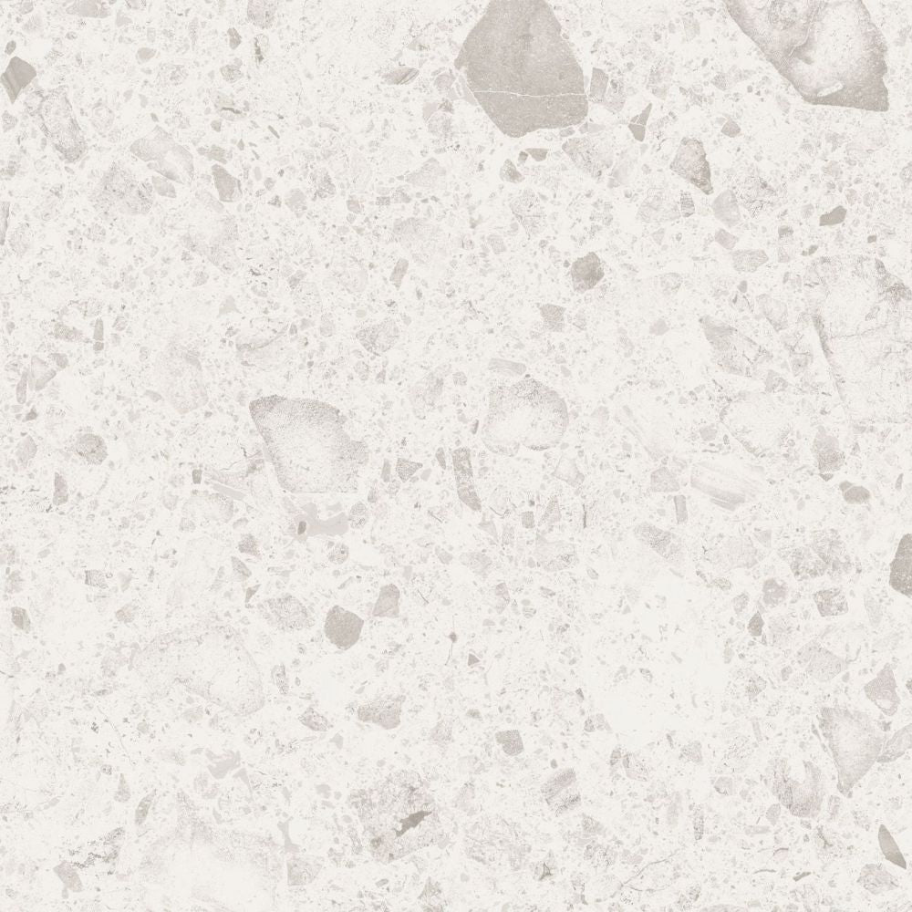 24 X 24 Orobica Bianca Matte Terrazzo Look Porcelain Tile-PORCELAIN-Large Format-American Tile Depot