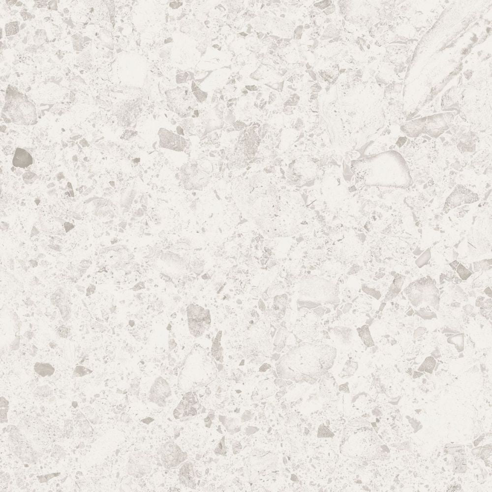 24 X 24 Orobica Bianca Matte Terrazzo Look Porcelain Tile-PORCELAIN-Large Format-American Tile Depot