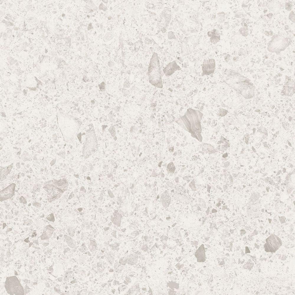 24 X 24 Orobica Bianca Matte Terrazzo Look Porcelain Tile-PORCELAIN-Large Format-American Tile Depot