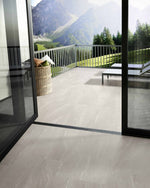 24 X 24 Waystone Pearl Matte Limestone Look Porcelain Tile-PORCELAIN-Large Format-American Tile Depot