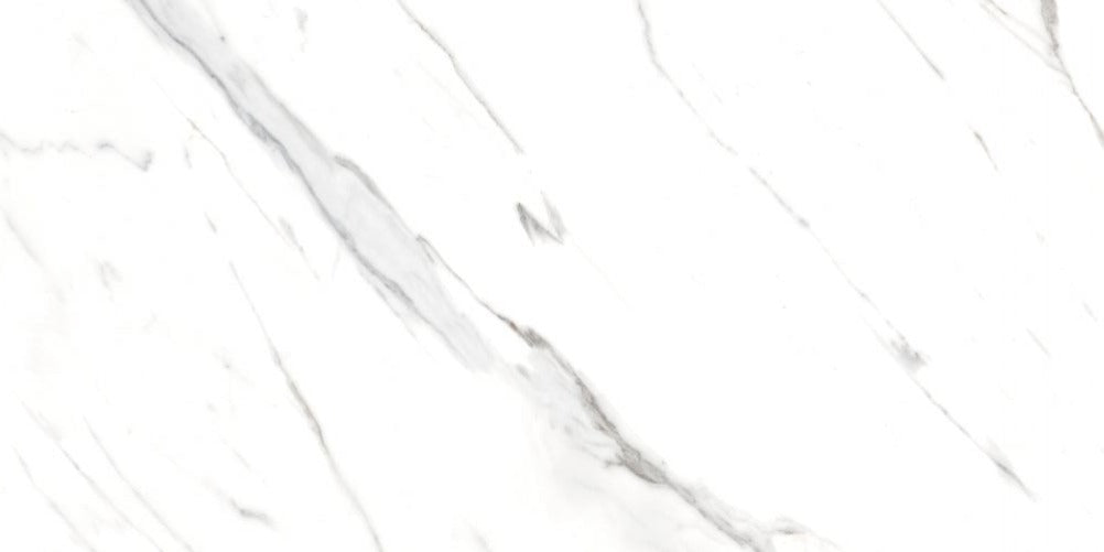 24 X 48 AGL Carrara Marble Look Polished Porcelain Tile-Porcelain Tile Large Formate-American Tile Depot