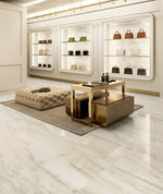 24 X 48 Akoya Ivory Polished Onyx Look Porcelain Tile-PORCELAIN-Large Format-American Tile Depot