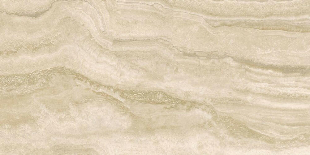 24 X 48 Appia Vein Cut Beige Polished Travertine Look Porcelain Tile-PORCELAIN-Large Format-American Tile Depot