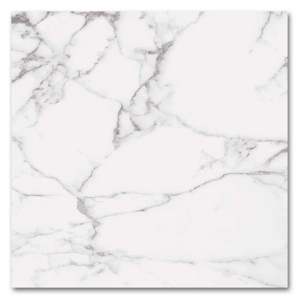 24x24 Statuario Blanco Marble Look Matte Porcelain Tile-Porcelain Tile Large Formate-American Tile Depot