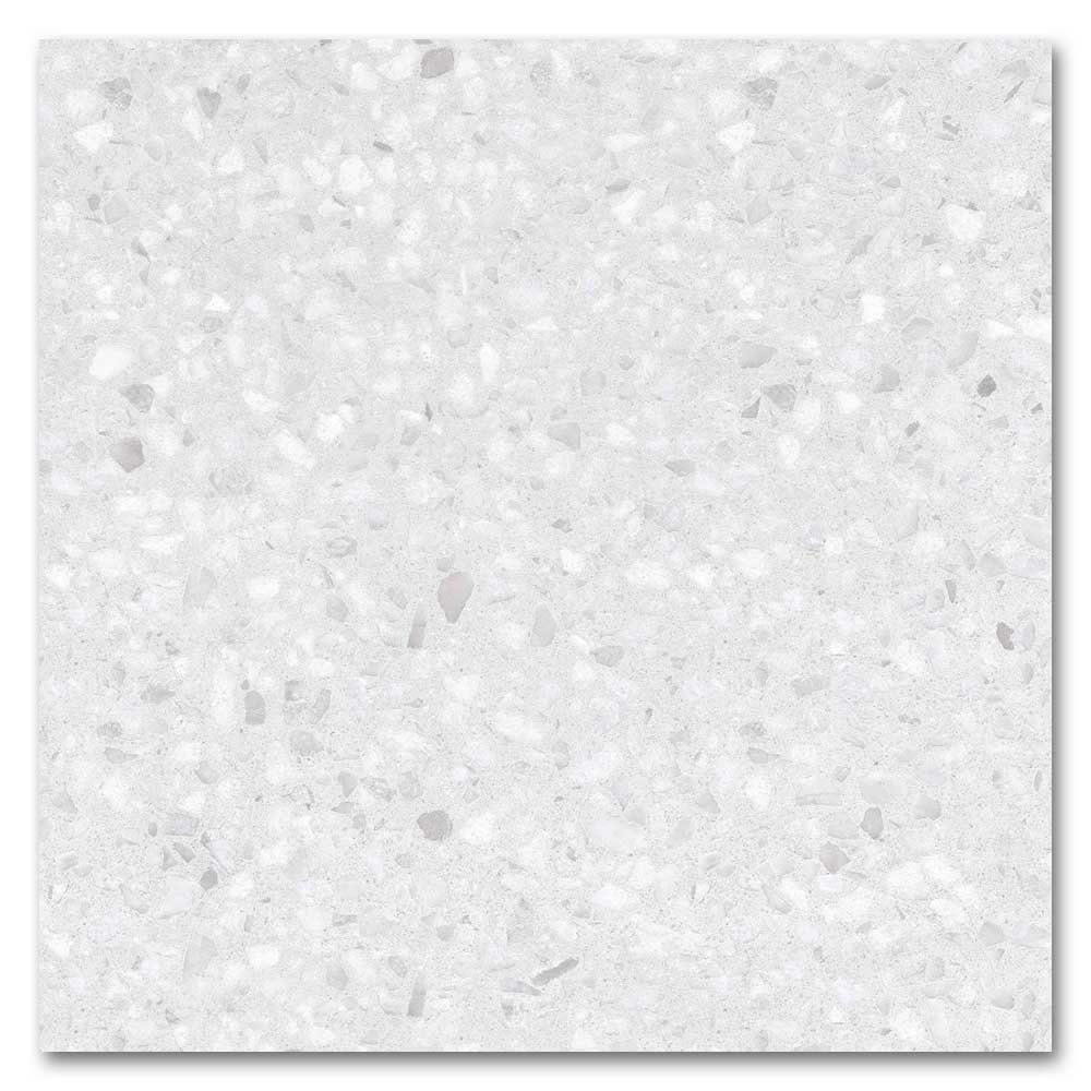 24x24 Stellar Silver Terrazzo Look Matte Porcelain Tile-Porcelain Tile Large Formate-American Tile Depot