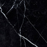 24 X 24 Black Marquina Marble Polished Tile