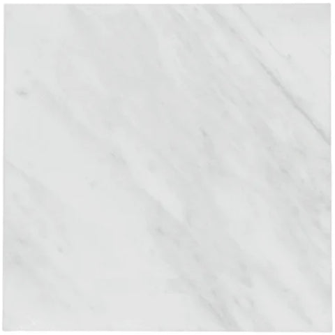 Sample of 24 X 24 Oriental White / Asian Statuary Marble Polished Tile-Sample-American Tile Depot