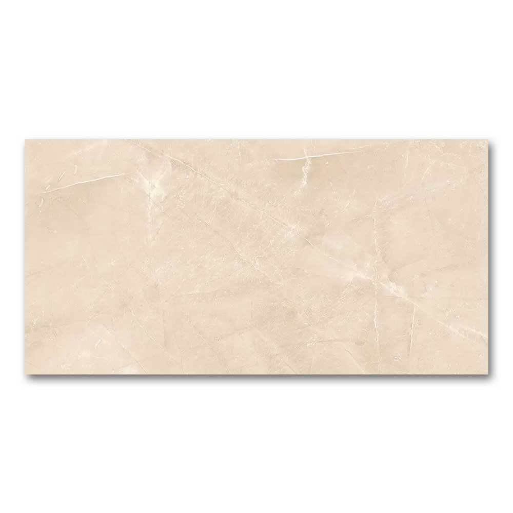 24x48 Gemma Etienne Cream Marble Look Matte Porcelain Tile-Porcelain Tile Large Formate-American Tile Depot